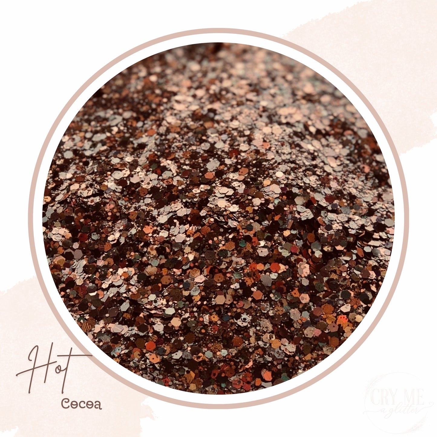 Hot Cocoa | Premium Holographic Glitter - Mixed Chunky - Bulk