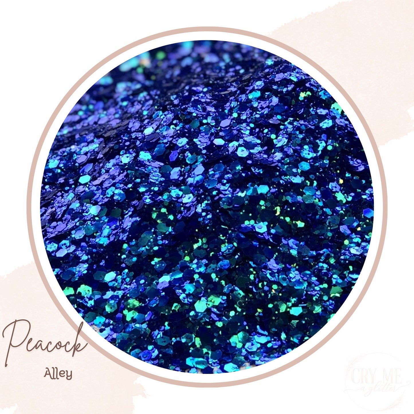 Peacock Alley | Mixed Chunky Color Shifting Glitter - 1 lb