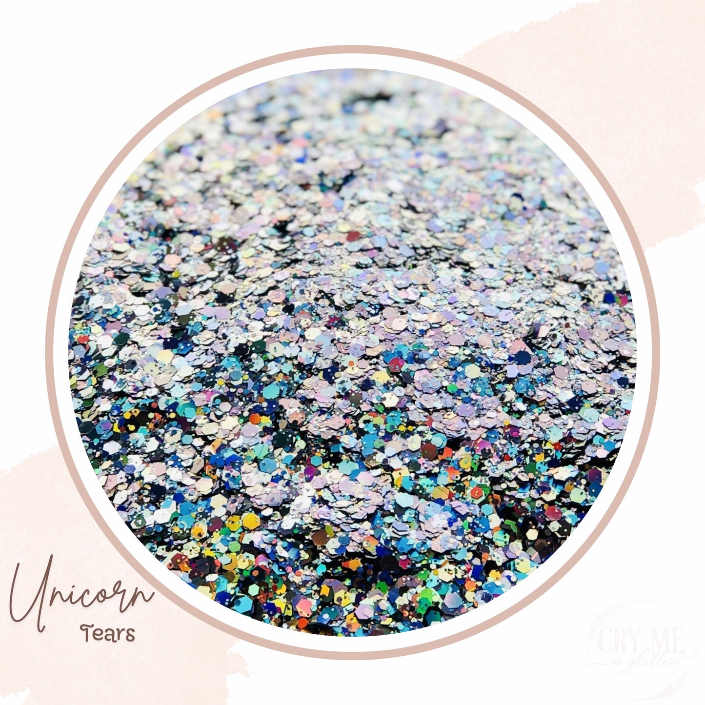 Unicorn Tears | Premium Holographic Glitter - Mixed Chunky - 1 lb
