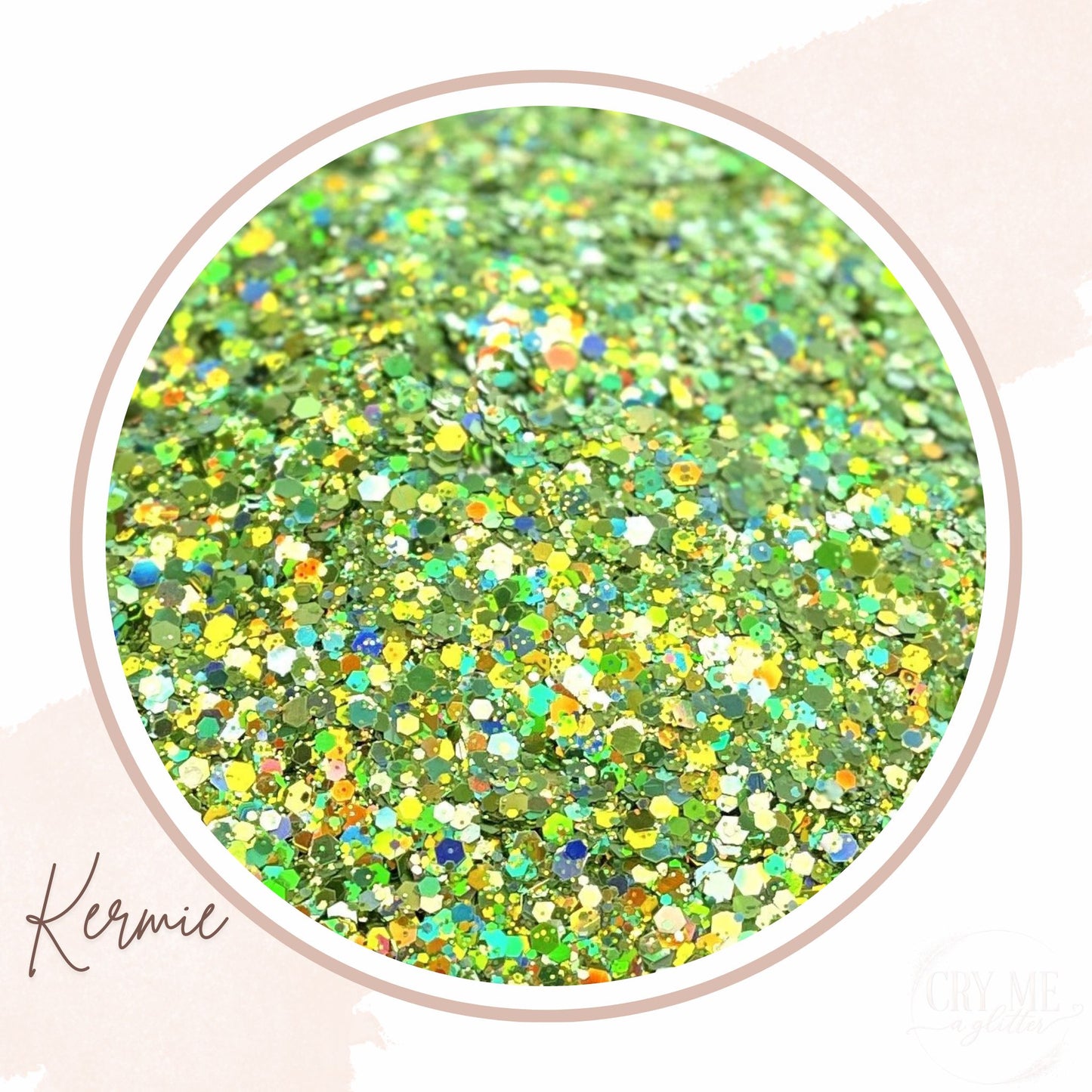 Kermie | Mixed Chunky Holographic Glitter - 1 lb