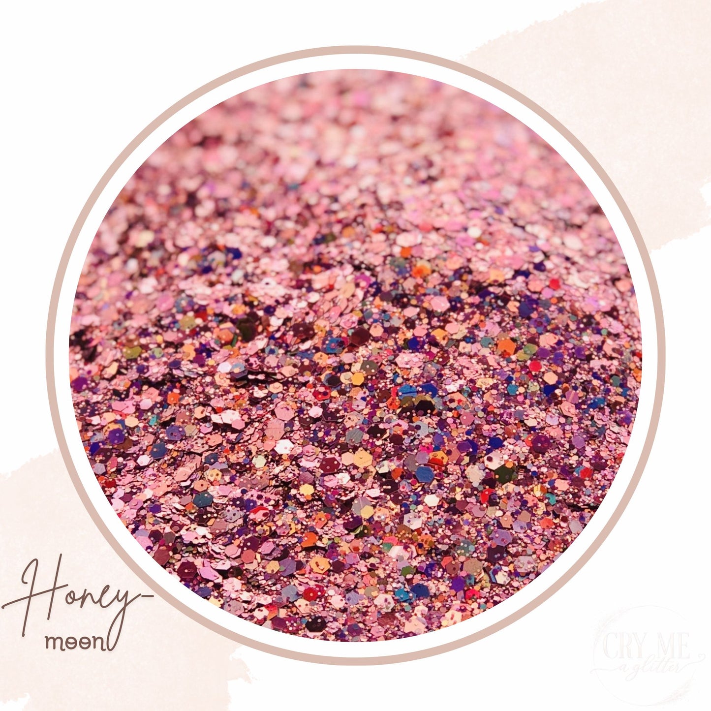 Honeymoon | Mixed Chunky Holographic Glitter - 1 lb