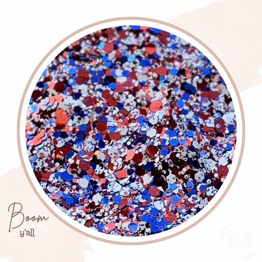 Boom Y'all | Mixed Chunky Polyester Glitter - Bulk