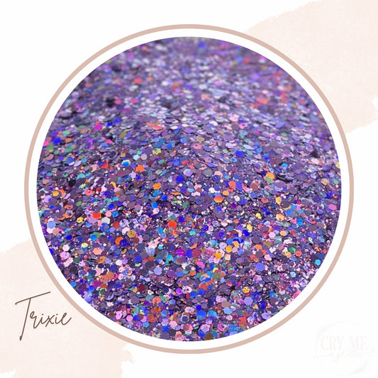 Trixie | Mixed Chunky Premium Holographic Glitter - 1 lb