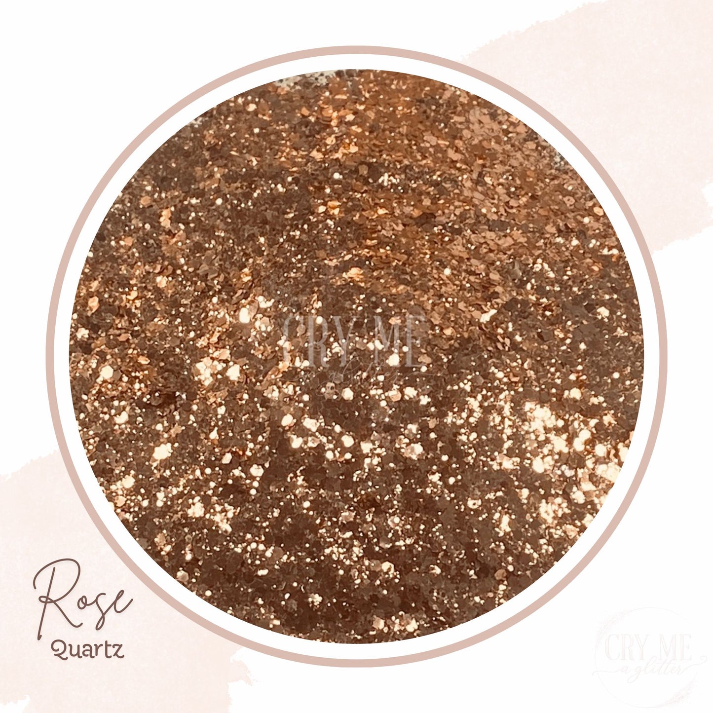 Rose Quartz - Mixed Chunky Premium Polyester Glitter - 1 lb