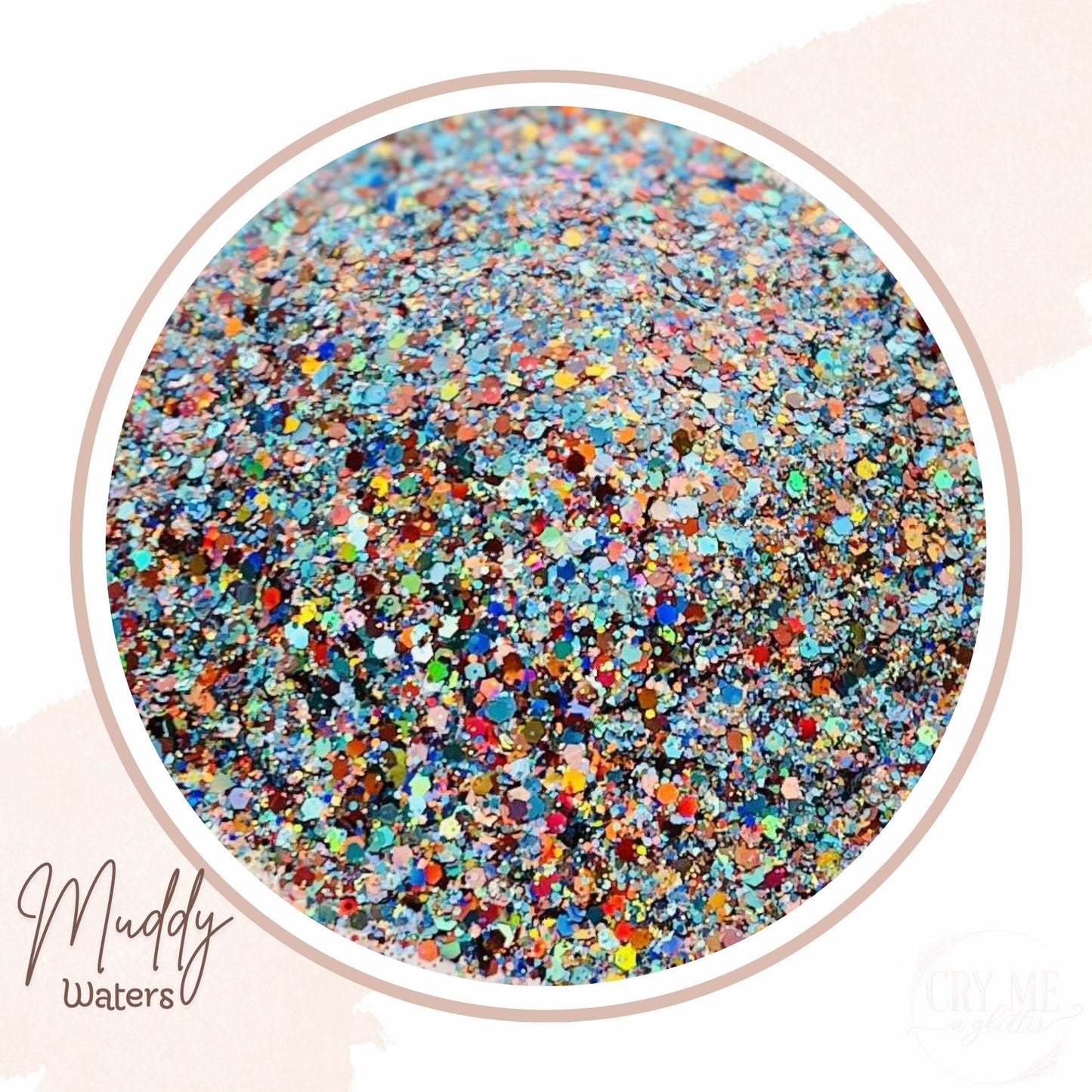 Muddy Waters | Mixed Chunky Holographic Glitter - 1 lb