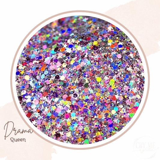 Drama Queen | Mixed Chunky Premium Holographic Glitter - 1 lb
