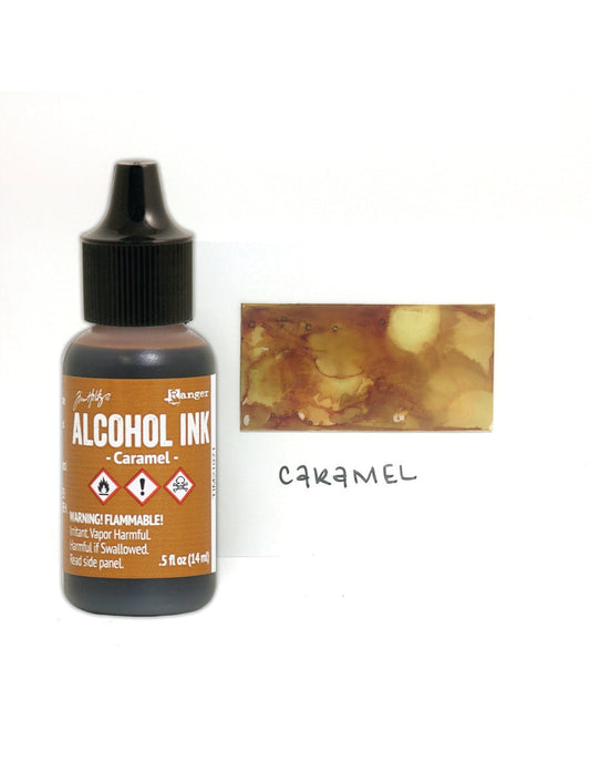 Caramel Alcohol InkCry Me A Glitter