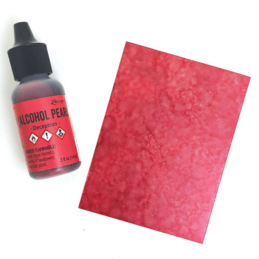 Deception Pearl Alcohol InkCry Me A Glitter