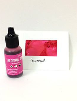 Gumball Alcohol InkCry Me A Glitter