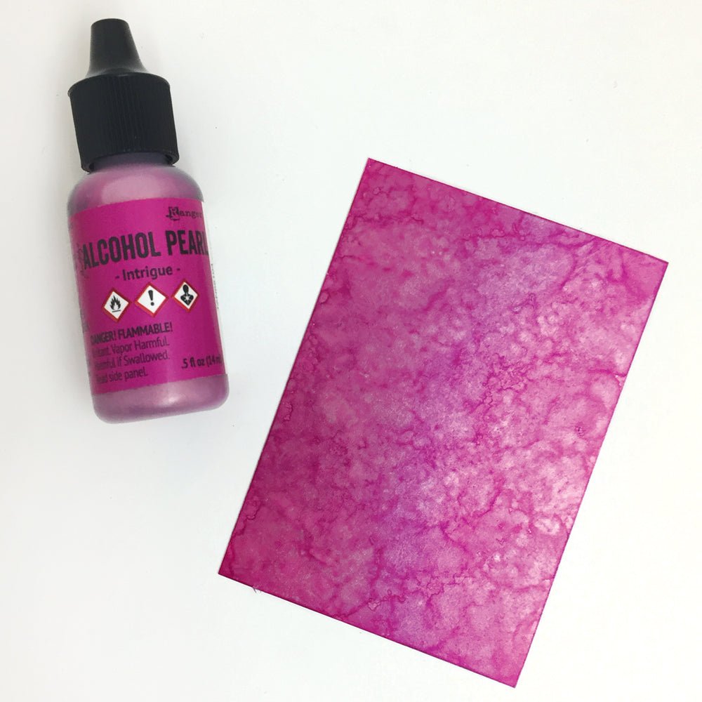 Intrigue Pearl Alcohol InkCry Me A Glitter